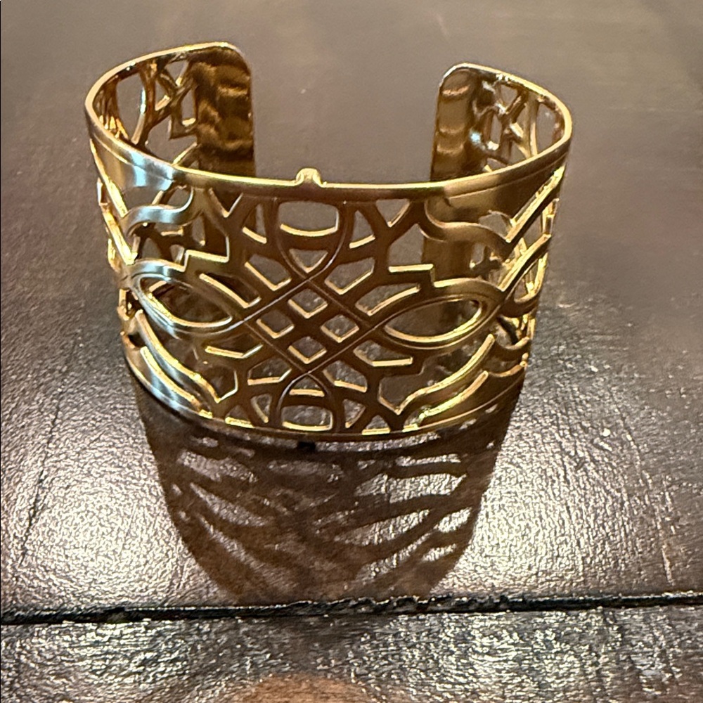 Brighton Gold Filigree Cuff Bracelet